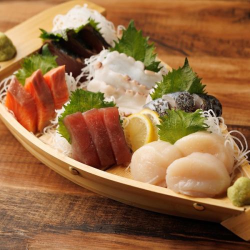 츠키지 직송! 제철 생선 5 점 모듬