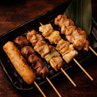 職人仕込み 炭火焼き鳥盛り合わせ