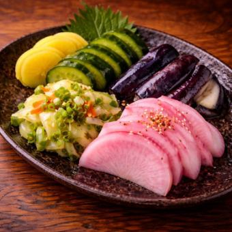 お新香盛り合わせ