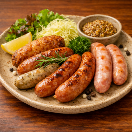 焼きウインナーの盛り合わせ