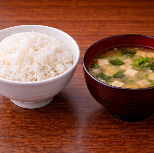 ご飯＋味噌汁セット