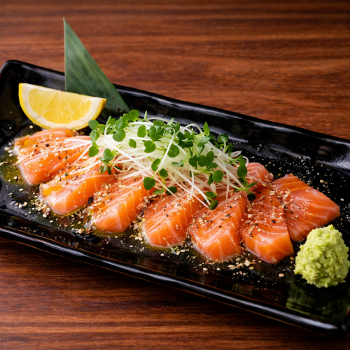 おすすめ！　トロサーモンのカルパッチョ