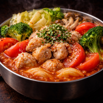 トマト鶏鍋（1人前）