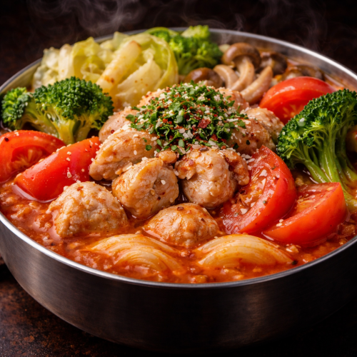 トマト鶏鍋（1人前）