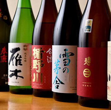 We offer sake starting from one cup! We can also prepare hot sake, so please feel free to ask.