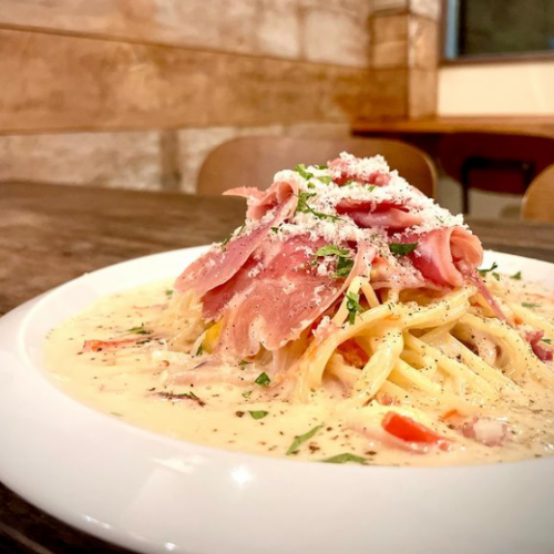 Prosciutto in cream sauce