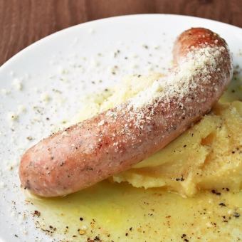 OPEN以来の名物 生ソーセージのオーブン焼き