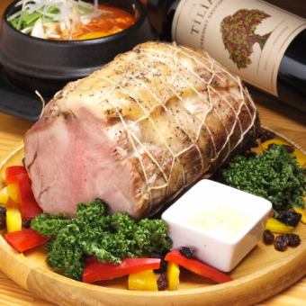 [Luxury Course] 2 hours all-you-can-drink for 5,000 yen/Enjoy luxurious dishes such as tapas platters and homemade roast pork♪