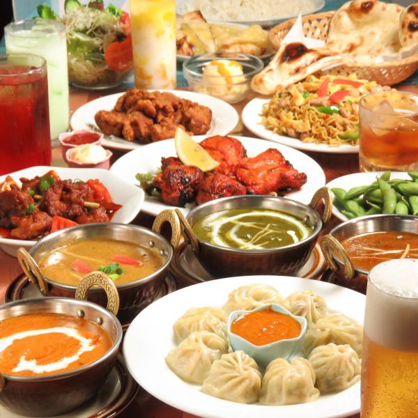 【コスパ最強コース！】人気の7品+3種類のメニュ-が食べ放題+2ｈ飲み放題付きの充実コース！