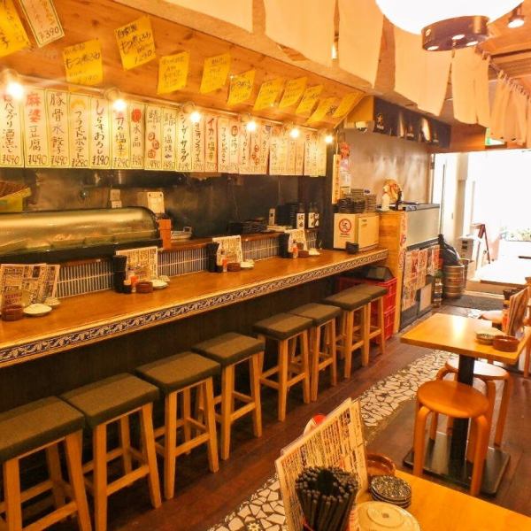 One person is also welcome! A cozy atmosphere where you can enjoy nature and your neighbors ★ The number of customers who enjoy side by side with their families is increasing! ★ Please be assured even if you are alone! ★ If you are looking for an izakaya in Ebisu, please do To our shop!