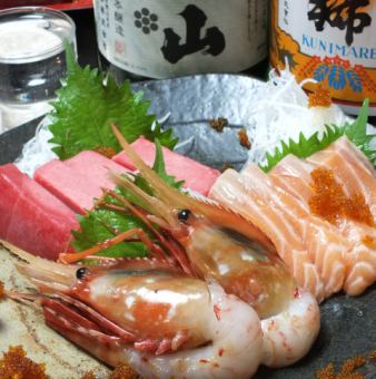 The owner's special sashimi