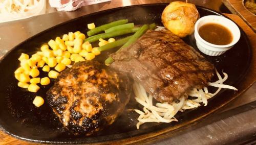 Our recommended menu dedicated to those who want to eat steak and hamburger steak!