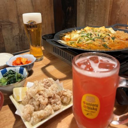 当日OK◎【博多海鮮コース】贅沢前菜と海鮮鉄板、豪華フルコース(120分飲み放題付)