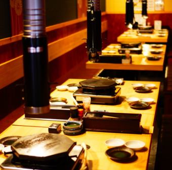 The restaurant can be reserved for up to 40 people!If you include counter seats, you can have a banquet for up to 60 people♪ Large banquets are also available at [Nikunoya]!