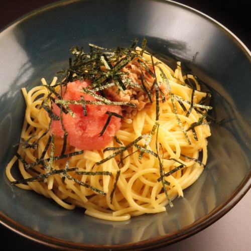 【驚きの喉ごし】出汁が決め手の絶品!納豆たらこパスタ◎