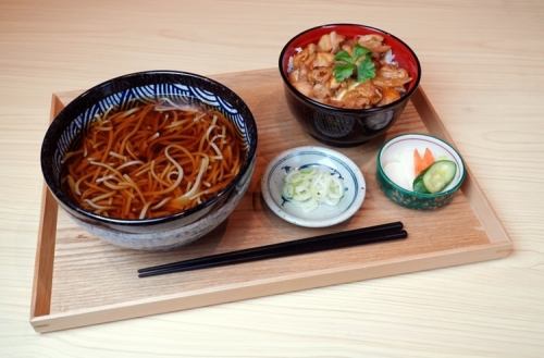 かけそば+親子丼セット