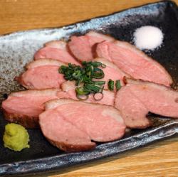 Salt-grilled duck meat