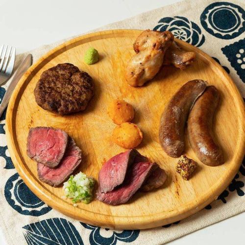 Churrasco plate with meat (for 2-3 people)