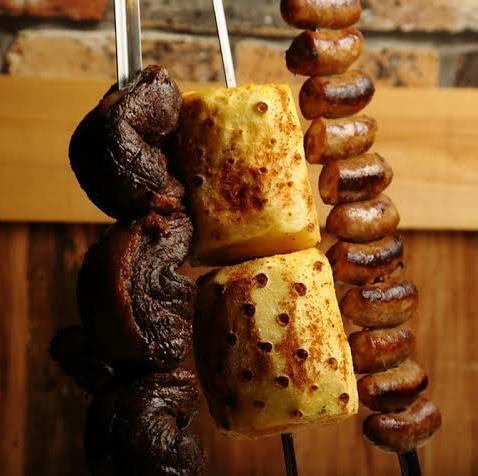 【平日ランチ限定】本格シュラスコ10種類とブラジルビュッフェ食べ放題※ソフトドリンクバー付き