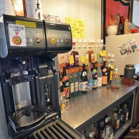 酒もドリンクバーで飲み放