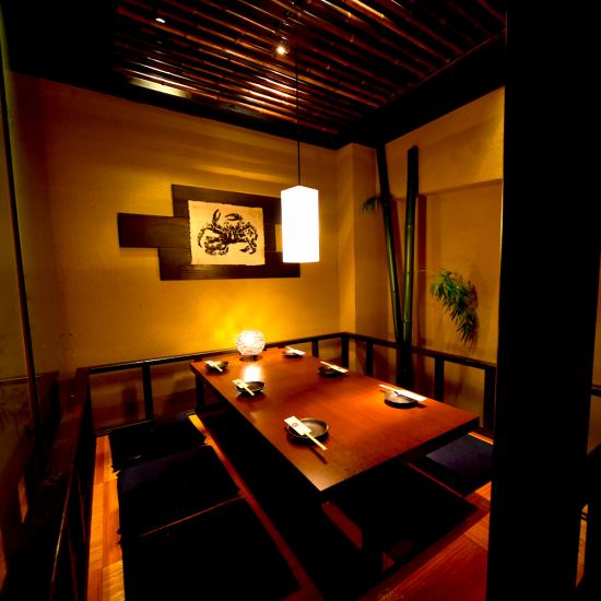 How about having a girls' night out or a get-together with your mommy friends in a calm, modern Japanese private room?