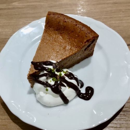ベイクドチーズケーキ　チョコレート