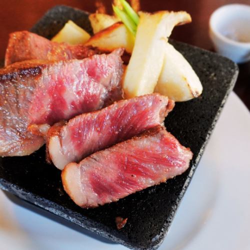 Lava-grilled Japanese Black Beef Sirloin