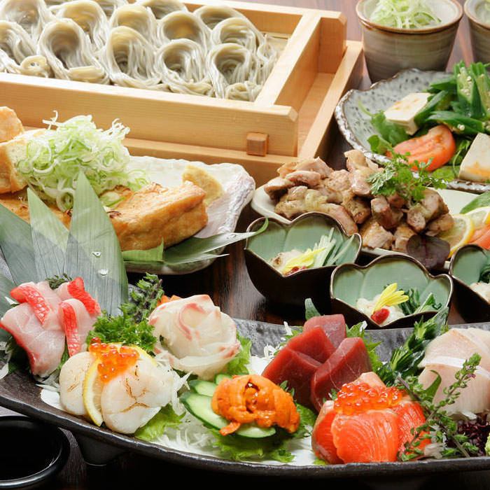 新鮮な海鮮料理をご堪能。地酒や日本酒との相性も抜群です！