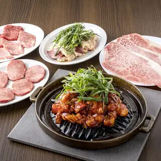 《お料理のみ》【在市正肉コース】厳選正肉5種!オススメの2種焼きやごちゃまぜ焼きを含む全5品