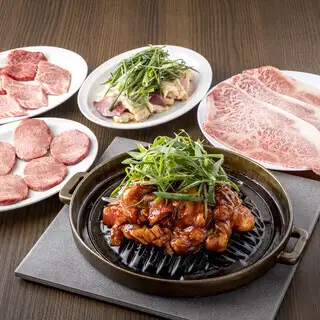 《お料理のみ》【在市正肉コース】厳選正肉5種!オススメの2種焼きやごちゃまぜ焼きを含む全5品