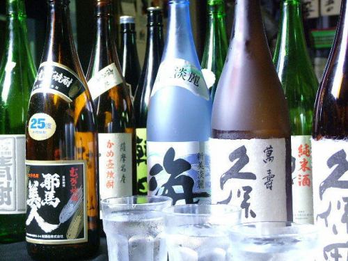 【Local sake stocked from the whole country】
