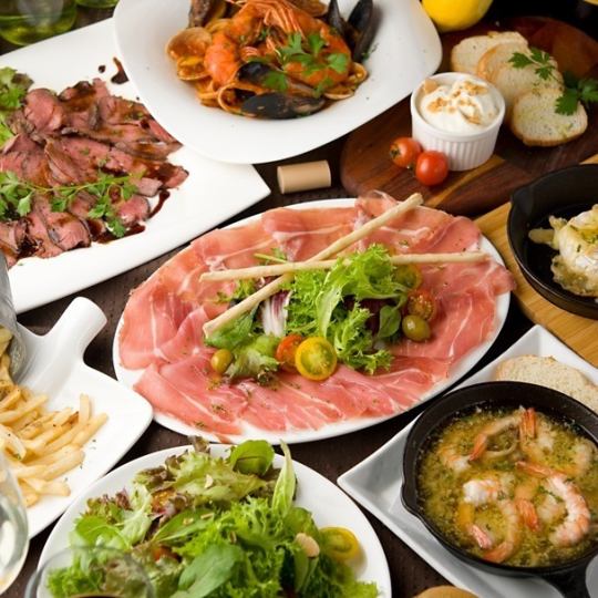 [Popular menus galore!] Vittoria course with 3 hours of all-you-can-drink, 12 dishes, 5,600 yen
