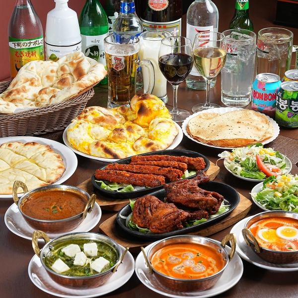 本格スパイス香る！アジアンの数々