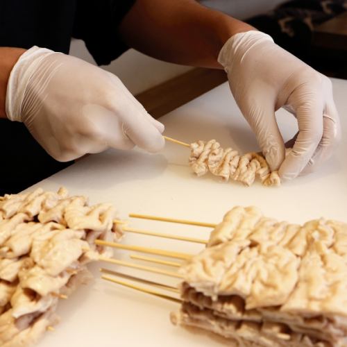 一份一份精心制作的内脏烧！