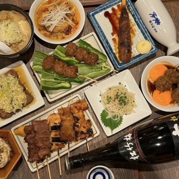 Perfect for parties! We also offer our popular simmered tofu and leek skewers.
