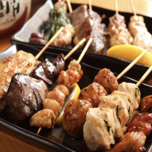 炭火焼き鳥食べ放題！