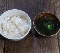 米饭味噌汤套餐