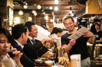 ☆ ★ From regulars to one person ★ ☆ Order a seasonal menu while talking with the staff ♪ Even if you can use it on a date, the counter seats are open kitchen with excellent presence!