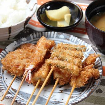 Kushikatsu 6 set meal