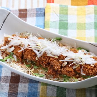 奥三河どりのチキンカツ油淋鶏Style