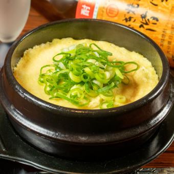 Stewed beef tendon / egg chim (Korean style chawanmushi)