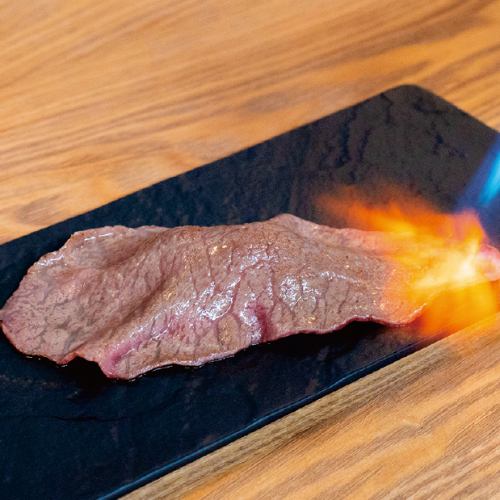 極上赤身の炙り寿司