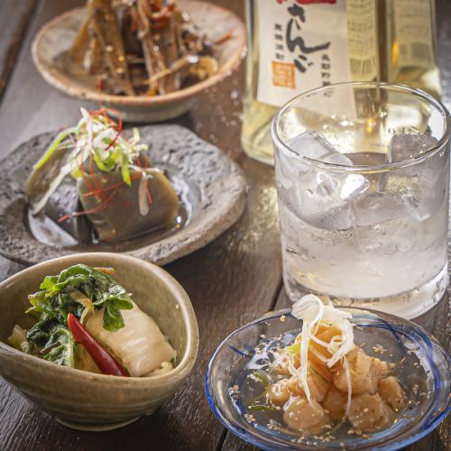 奄美黒糖焼酎で贅沢な一杯