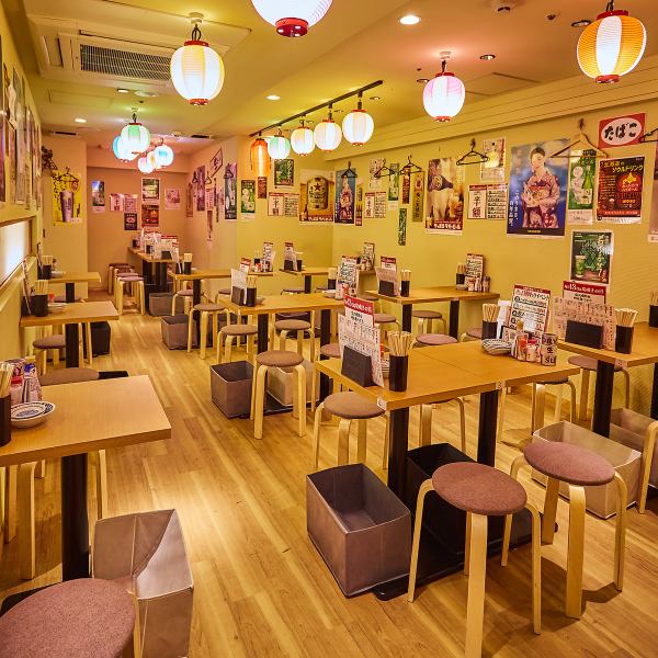 【貸切OK!!最大50名様迄】ご宴会は最大50名様まで♪テーブル席もご用意！《栄/栄駅/居酒屋/個室/焼き鳥/焼鳥/飲み放題/宴会/飲み会/女子会/忘年会/新年会/歓迎会/送迎会》