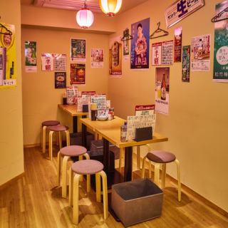 テーブル席は繋げて最大50名様までご案内できます！！貸切宴会などはお気軽にご相談下さい◎