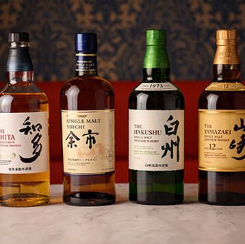 ビール、ウイスキー、焼酎など豊富なこだわりの品揃え！