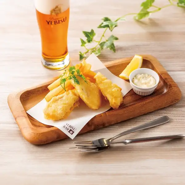 真鯛のフィッシュ&チップス Sea bream fish & chips(domestic)