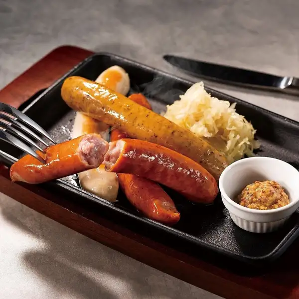 ソーセージ4種盛合せ Assorted sausages (4kinds)