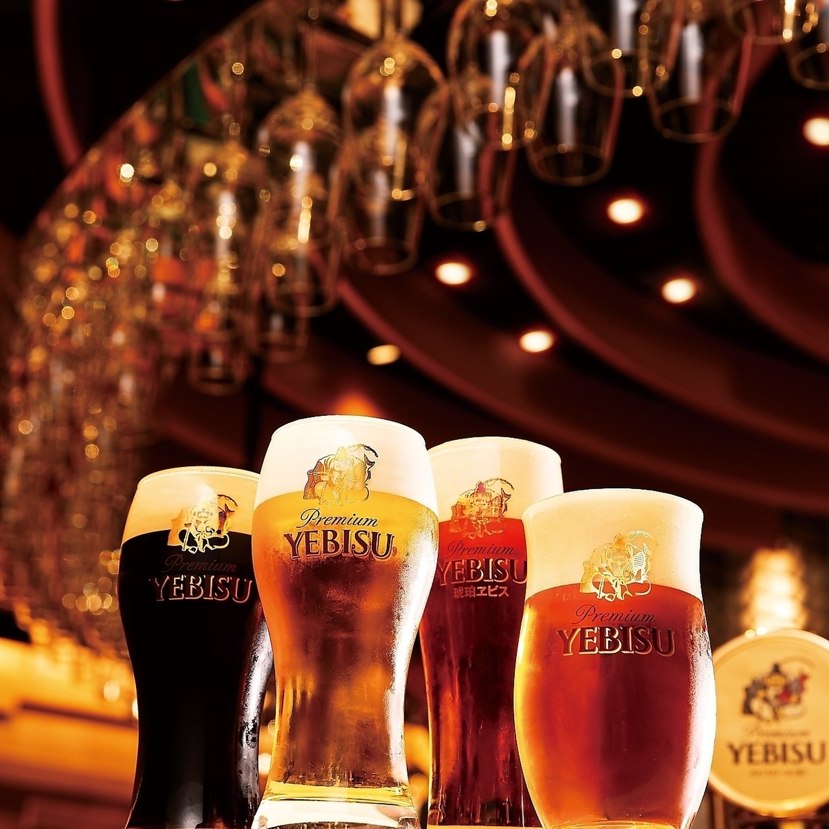 ヱビスビール専門店ならではの品揃え！季節限定ビヤカクテルも◎