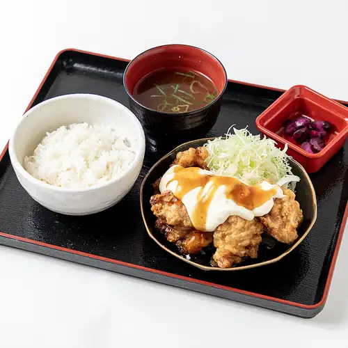 自家製タルタルからあげ定食